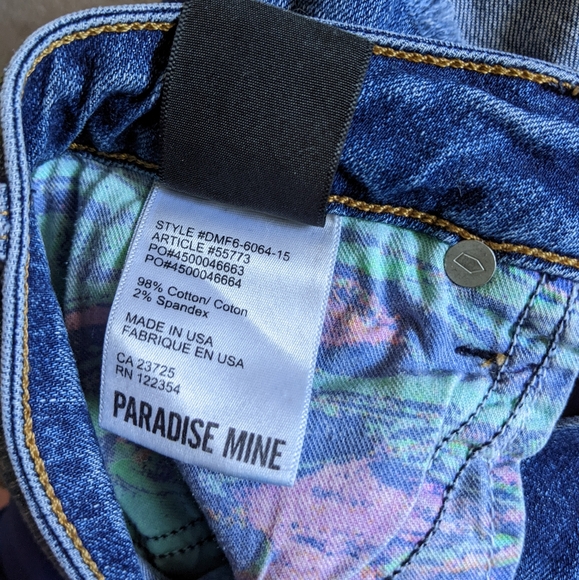 Super high rise denim shorts by Paradise Mine - Picture 6 of 9